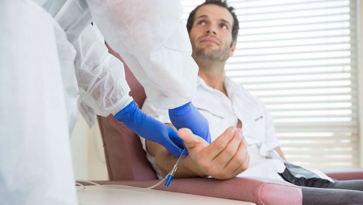 injekcijos į veną prostatitui gydyti